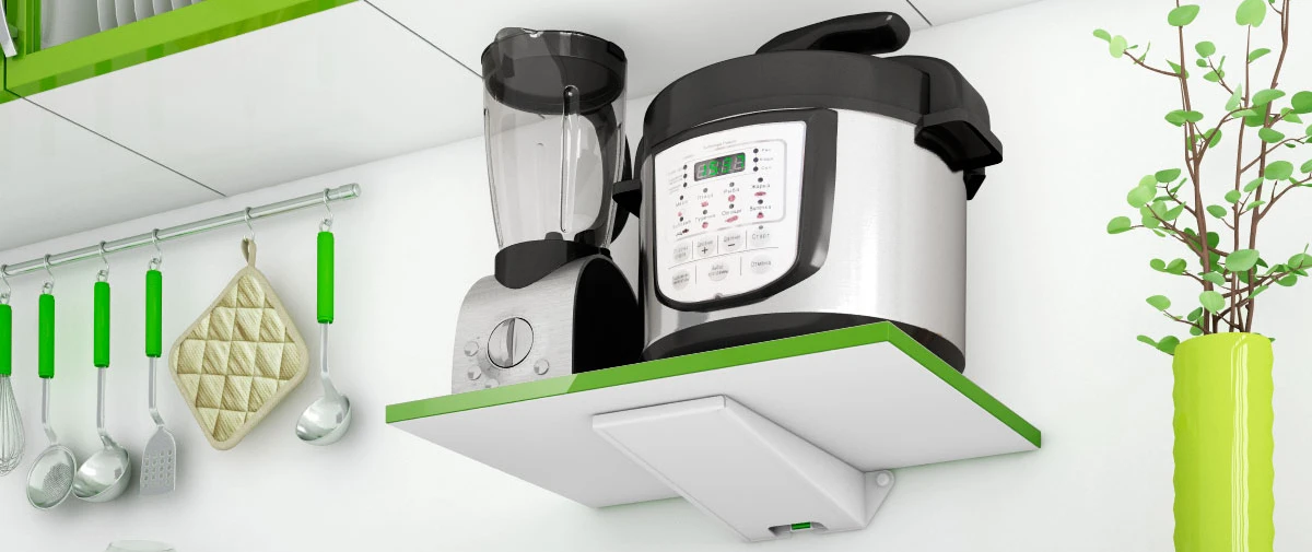 Полка на столешнице для техники