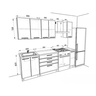 Кухня АРЕС 156 475 ₽ в базовой комплектации