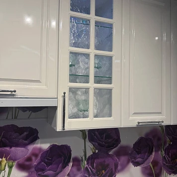 Кухня Флорентина ПВХ белый глянец